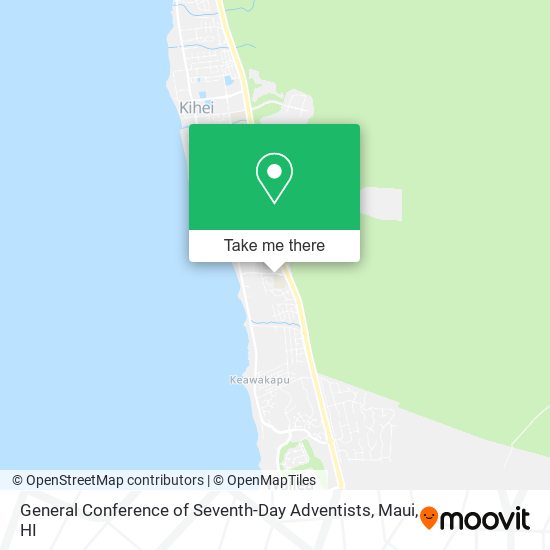 General Conference of Seventh-Day Adventists map