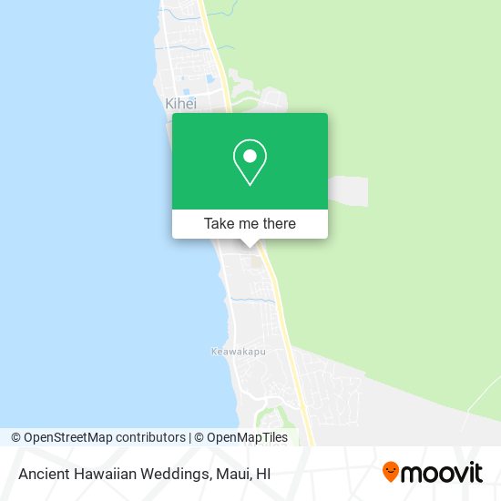 Ancient Hawaiian Weddings map