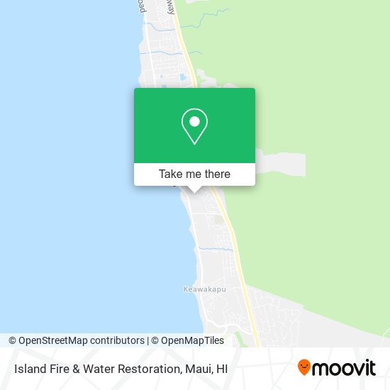 Island Fire & Water Restoration map