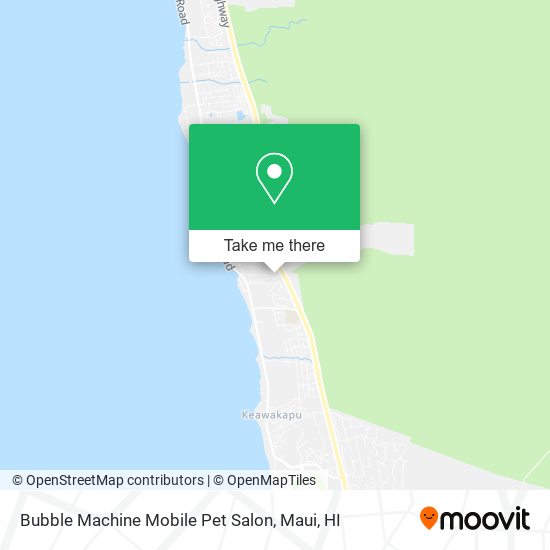 Bubble Machine Mobile Pet Salon map