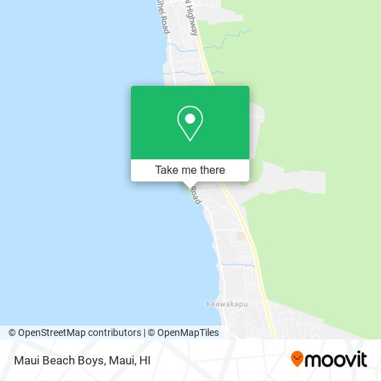 Mapa de Maui Beach Boys