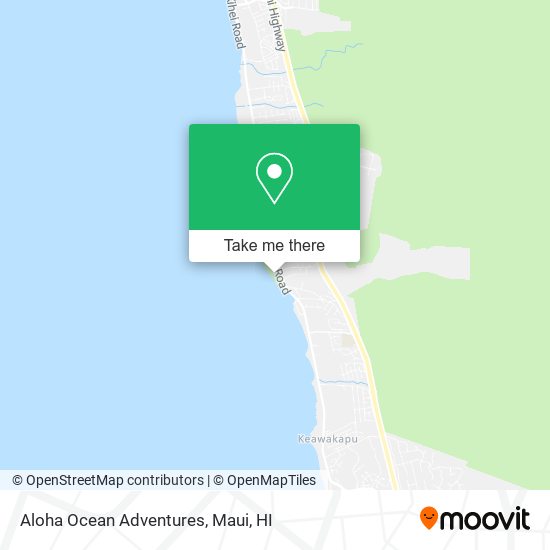 Mapa de Aloha Ocean Adventures