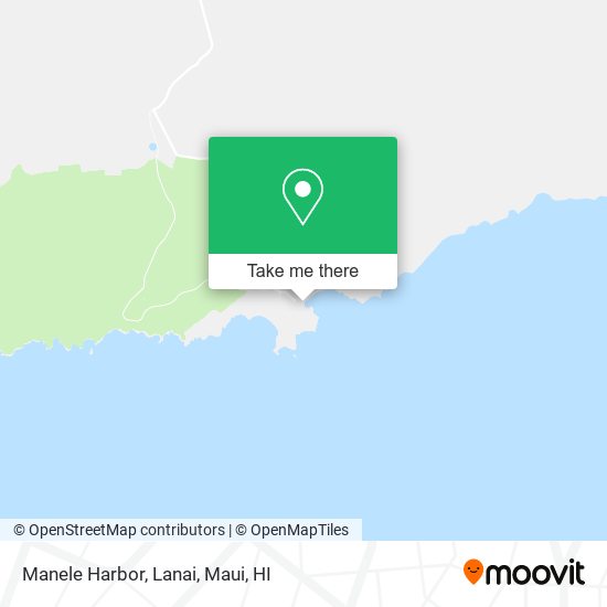 Mapa de Manele Harbor, Lanai