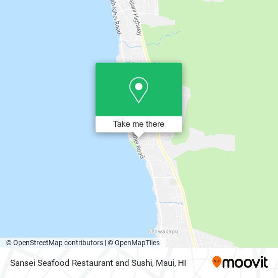 Sansei Seafood Restaurant and Sushi map