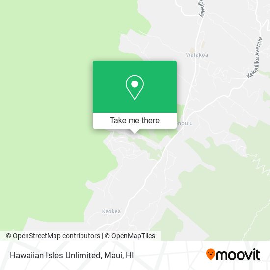 Mapa de Hawaiian Isles Unlimited
