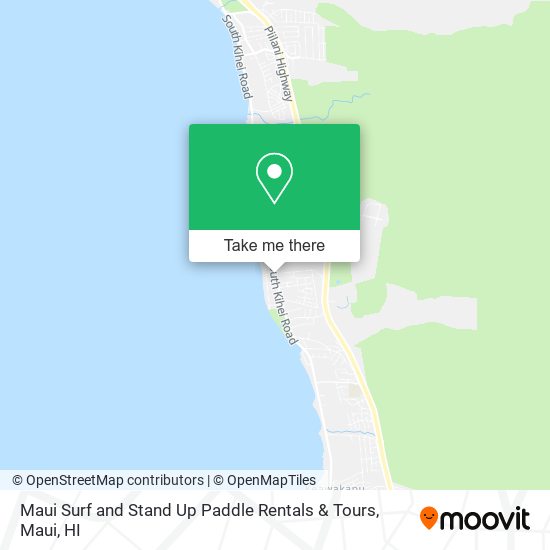 Maui Surf and Stand Up Paddle Rentals & Tours map
