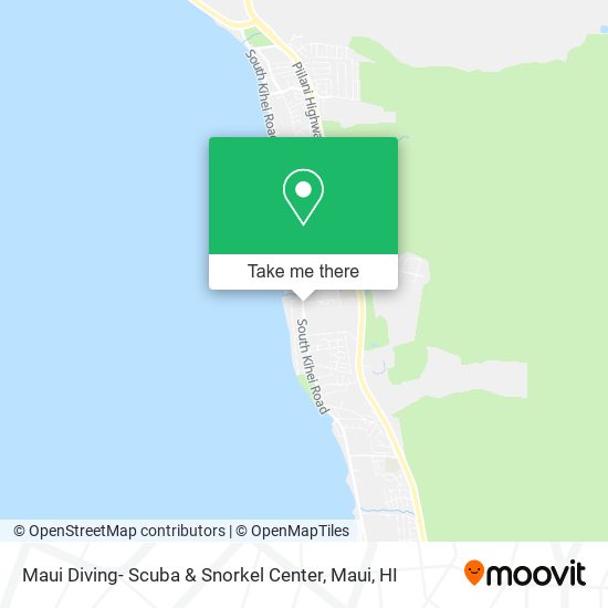 Mapa de Maui Diving- Scuba & Snorkel Center