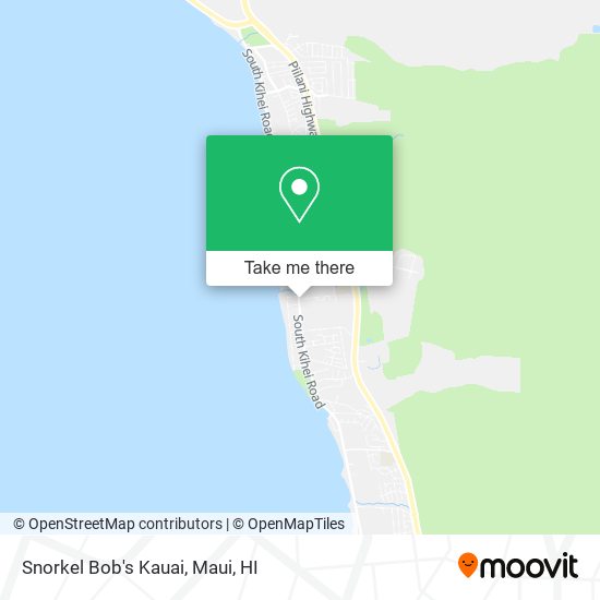 Mapa de Snorkel Bob's Kauai