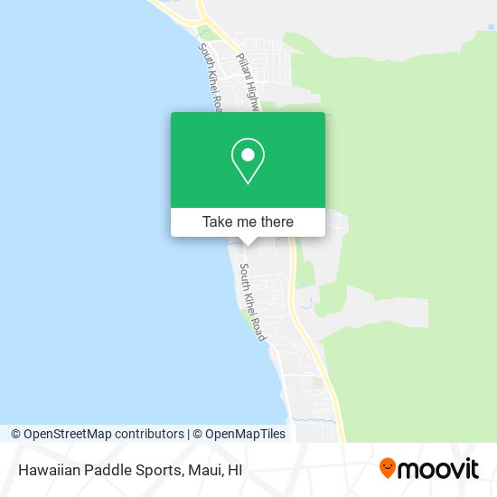 Hawaiian Paddle Sports map