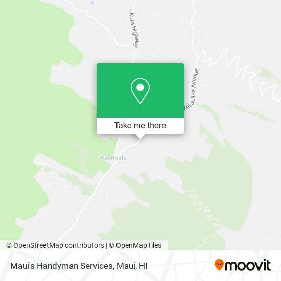 Maui's Handyman Services map