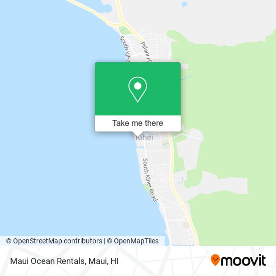 Mapa de Maui Ocean Rentals