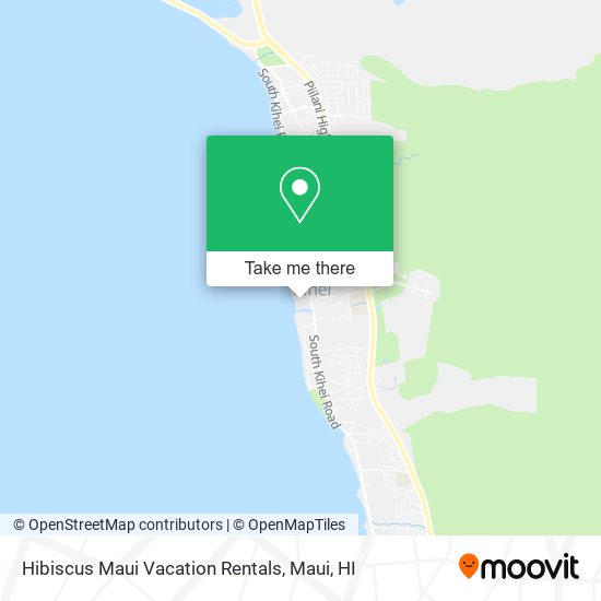 Mapa de Hibiscus Maui Vacation Rentals