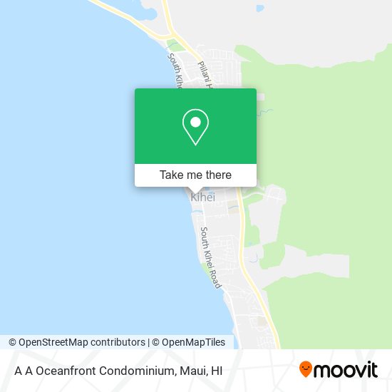 A A Oceanfront Condominium map