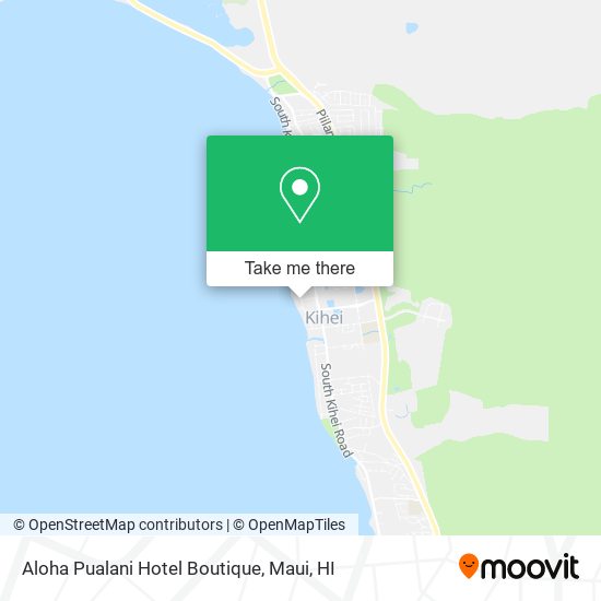 Aloha Pualani Hotel Boutique map