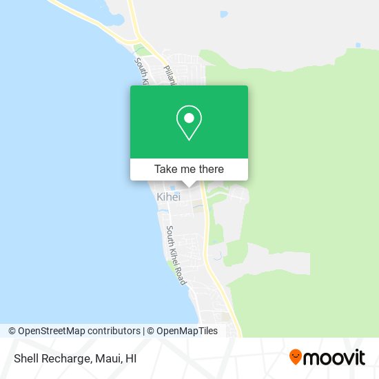 Mapa de Shell Recharge
