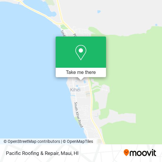 Pacific Roofing & Repair map