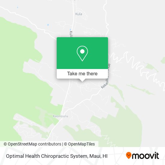 Optimal Health Chiropractic System map