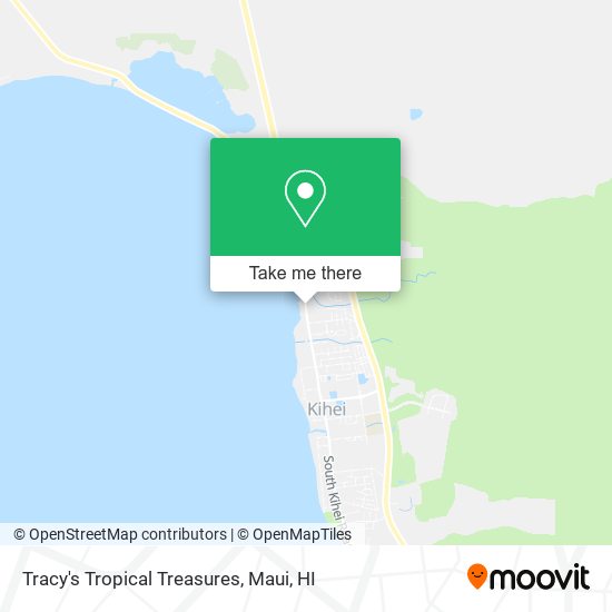 Tracy's Tropical Treasures map