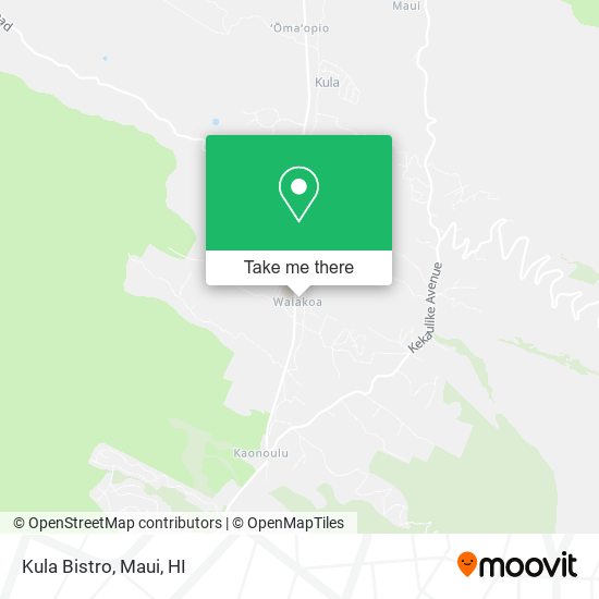 Kula Bistro map