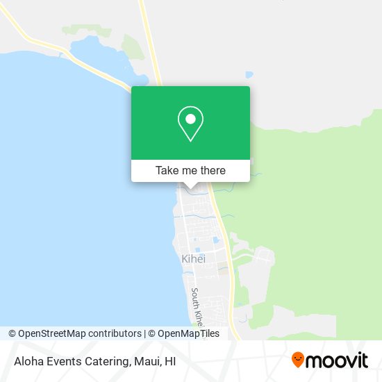 Aloha Events Catering map