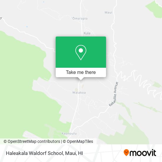 Mapa de Haleakala Waldorf School