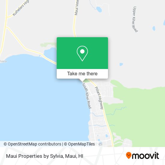 Maui Properties by Sylvia map