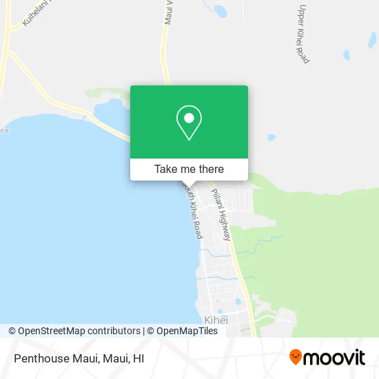 Penthouse Maui map