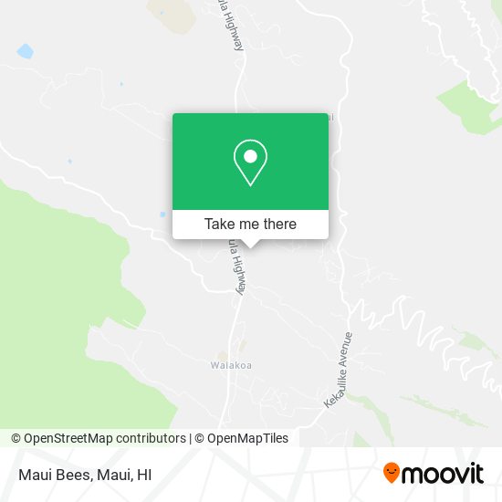 Mapa de Maui Bees