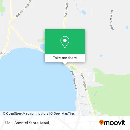 Maui Snorkel Store map