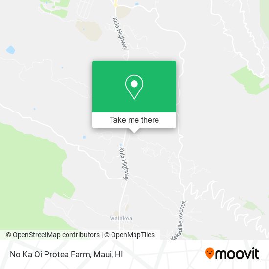Mapa de No Ka Oi Protea Farm