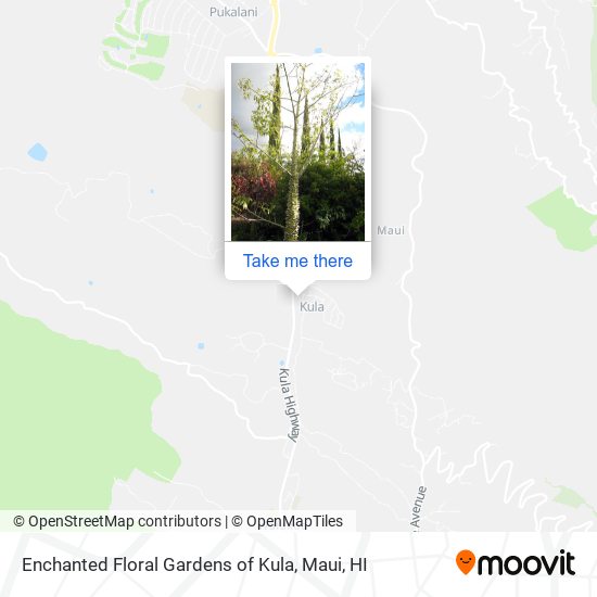 Mapa de Enchanted Floral Gardens of Kula