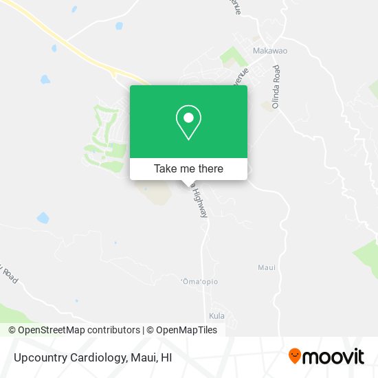 Mapa de Upcountry Cardiology