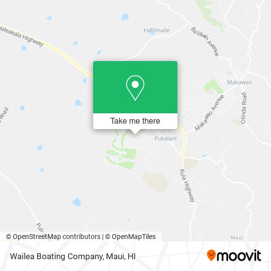 Mapa de Wailea Boating Company