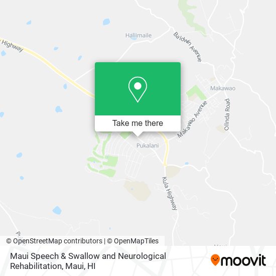Mapa de Maui Speech & Swallow and Neurological Rehabilitation