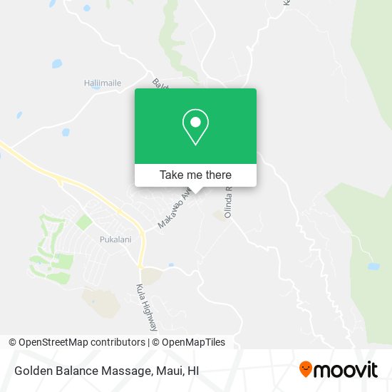 Golden Balance Massage map