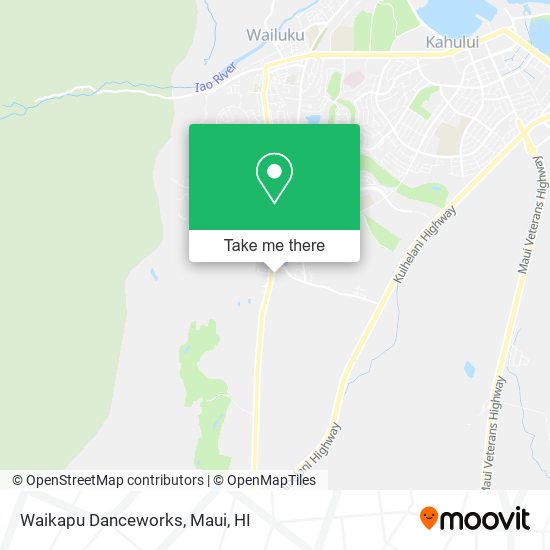 Mapa de Waikapu Danceworks