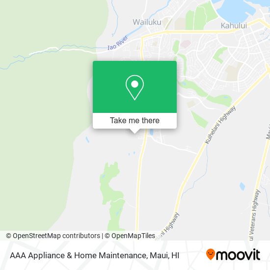 AAA Appliance & Home Maintenance map