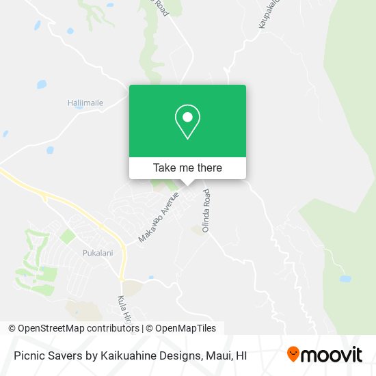 Mapa de Picnic Savers by Kaikuahine Designs