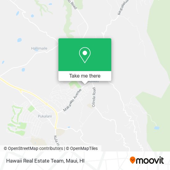 Hawaii Real Estate Team map