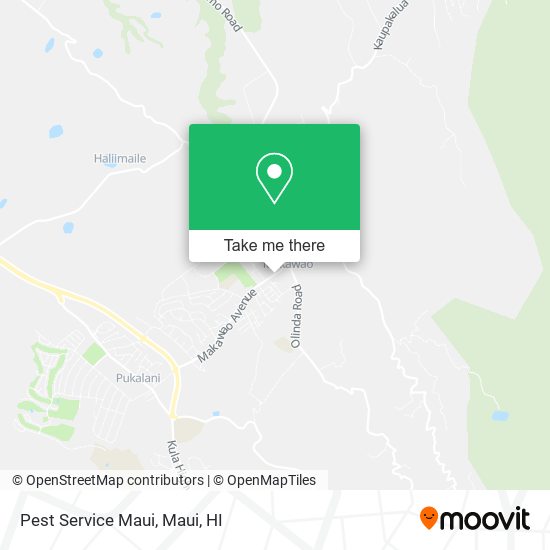 Mapa de Pest Service Maui