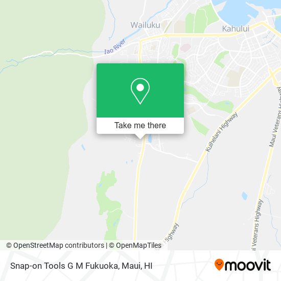 Snap-on Tools G M Fukuoka map