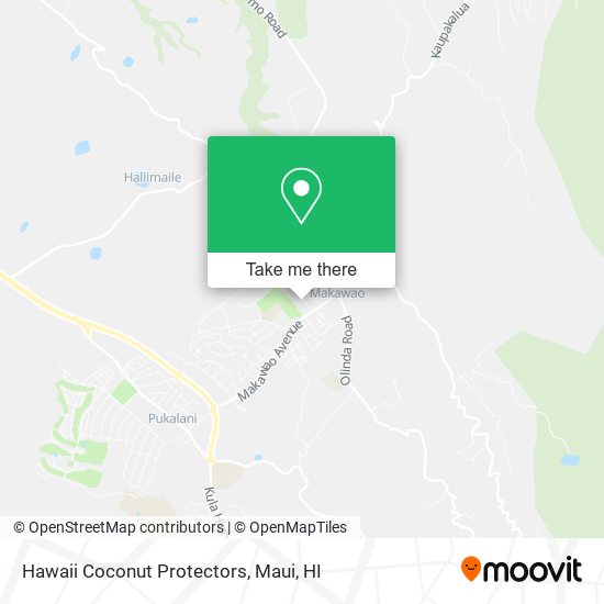 Hawaii Coconut Protectors map