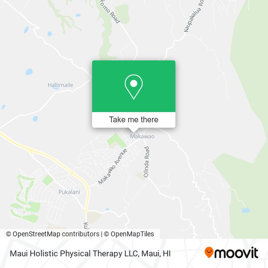 Maui Holistic Physical Therapy LLC map