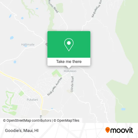 Goodie's map