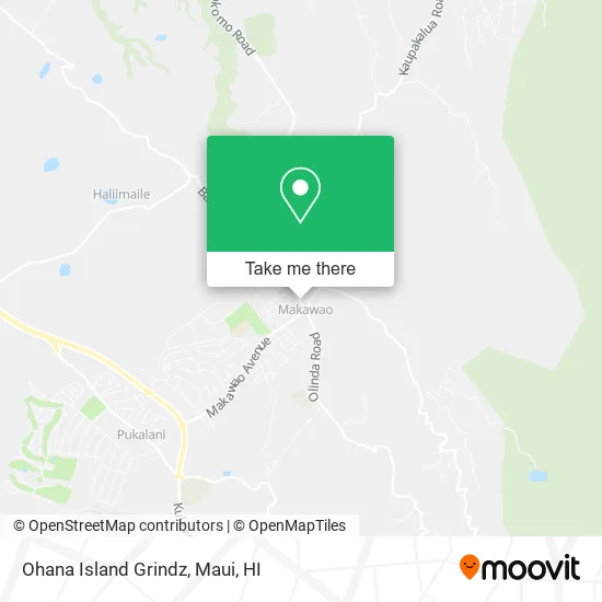 Ohana Island Grindz map