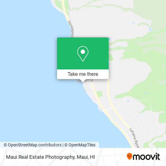 Maui Real Estate Photography map