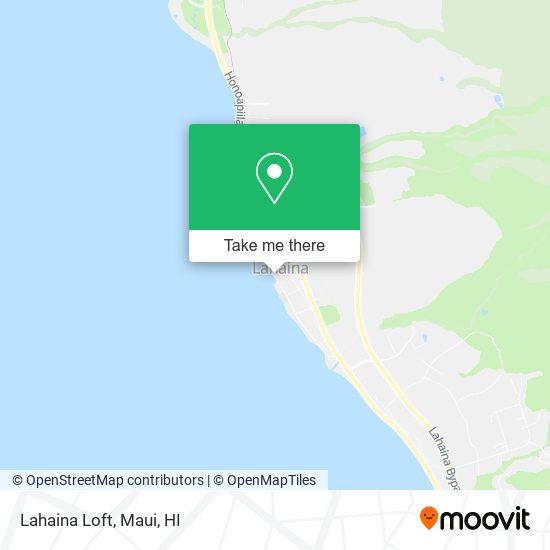 Lahaina Loft map