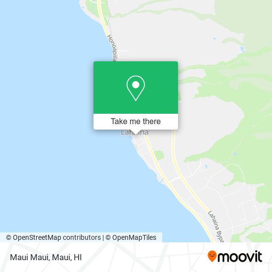 Maui Maui map