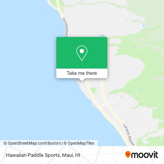 Hawaiian Paddle Sports map