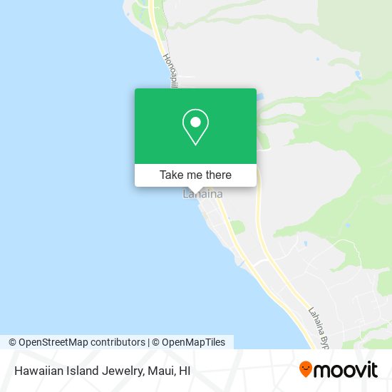 Hawaiian Island Jewelry map